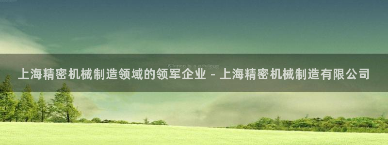 彩神vlll(中国)百度百科：上海精密机械制造领域的领军企业 - 上海精密机械制造有限公司